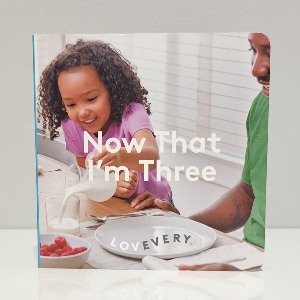 Lovevery "Now That I'm Three" Board Book From The Free Spirit Play Kit
